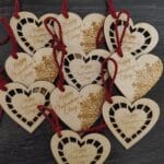 Σετ Κρεμαστές καρδιές  3 τμχ