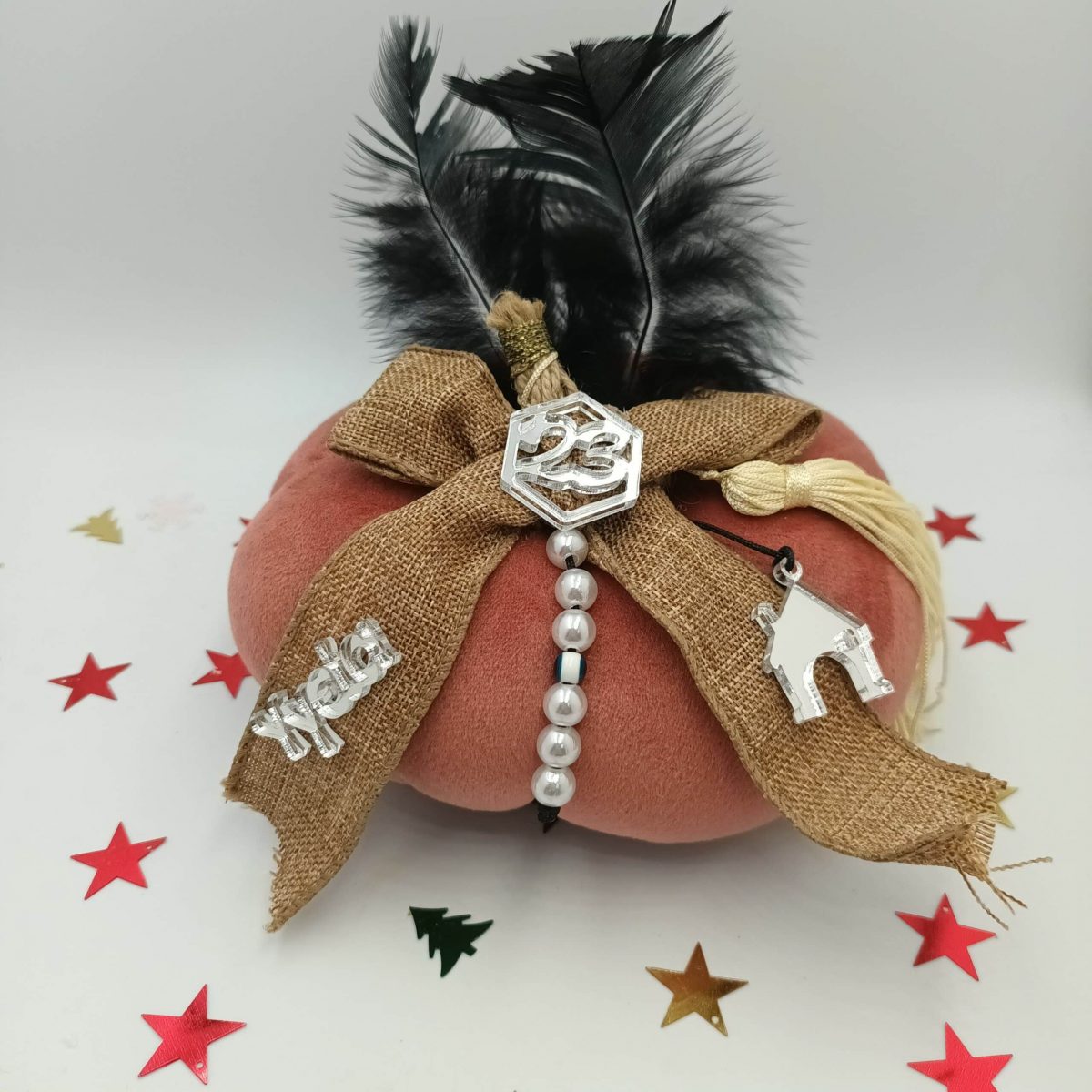 20221111_135339 Χειροποίητο γούρι-Υφασμάτινη Κολοκύθα - Image 1