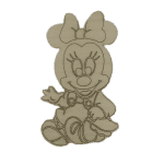 Ξύλινη Φιγούρα Ποντικάκι