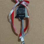 Χειροποίητο γούρι-Καμπάνα με ευχή από plexiglass