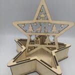 Ξύλινο κουτί με ελαφάκι