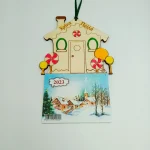 Ξύλινο ημερολόγιο candy house