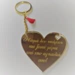 Μπρελόκ απο Plexiglass"Μαμά δεν υπάρχει"