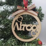 Κρεμαστή μπάλα με καρδιές με όνομα