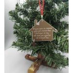 Χειροποίητο γούρι σπίτι"με ευχη"