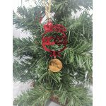 Χειροποίητο γούρι Ρόδι"με ευχη"