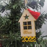 Χειροποίητο γούρι Σπιτάκι "Τύχη"