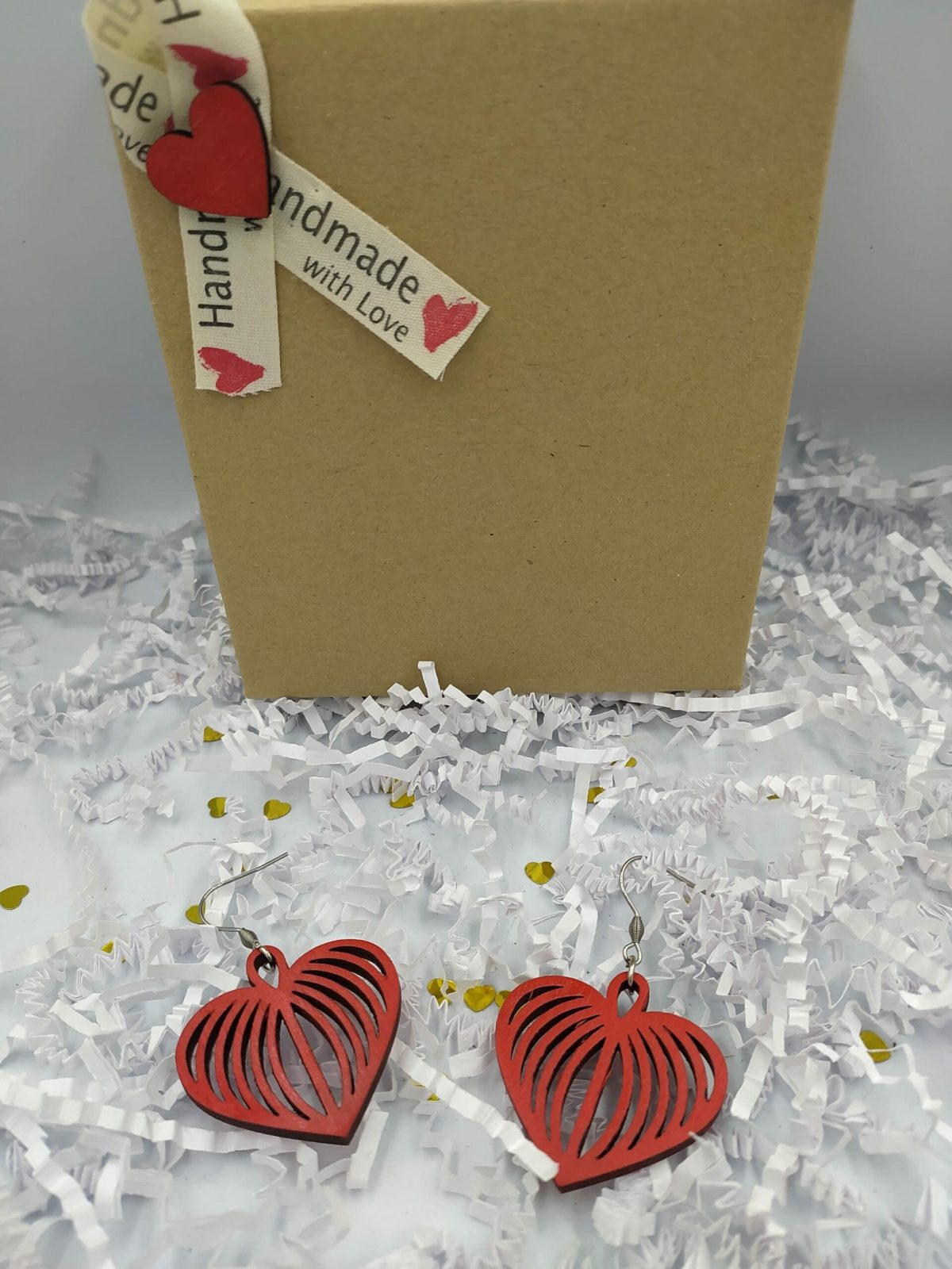 IMG_20210120_150431 Χειροποίητα ξύλινα κρεμαστά σκουλαρίκια - Image 1