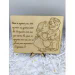 Ξύλινο διακοσμητικό-Γιατί η αγάπη μας..