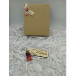 Ξύλινο Μπρελόκ με άπειρο love