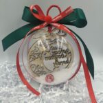 Μπάλα στολίδι -Καλή χρονιά παππού-γιαγιά