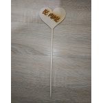 Ξύλινο Στικ καρδιά  be mine