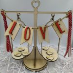 Ξύλινο διακοσμητικό-Ζυγαριά αγάπης