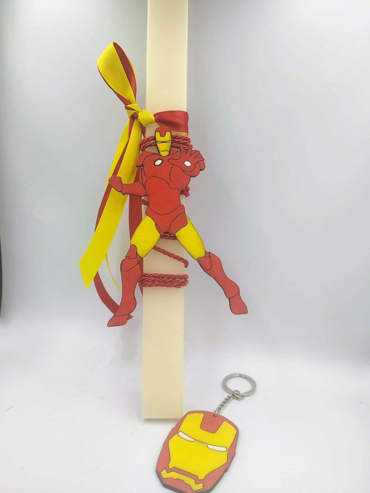 IMG_20210414_140652 Λαμπάδα Ironman με μπρελόκ - Image 1