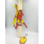 Λαμπάδα Ironman με μπρελόκ