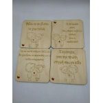 Σουπλά 4 τεμαχίων με μηνύματα αγάπης