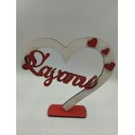 Ξύλινο διακοσμητικό - Καρδιά Σ'αγαπώ