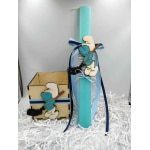 Σετ Λαμπάδα Στρουμφάκι με μολυβοθήκη