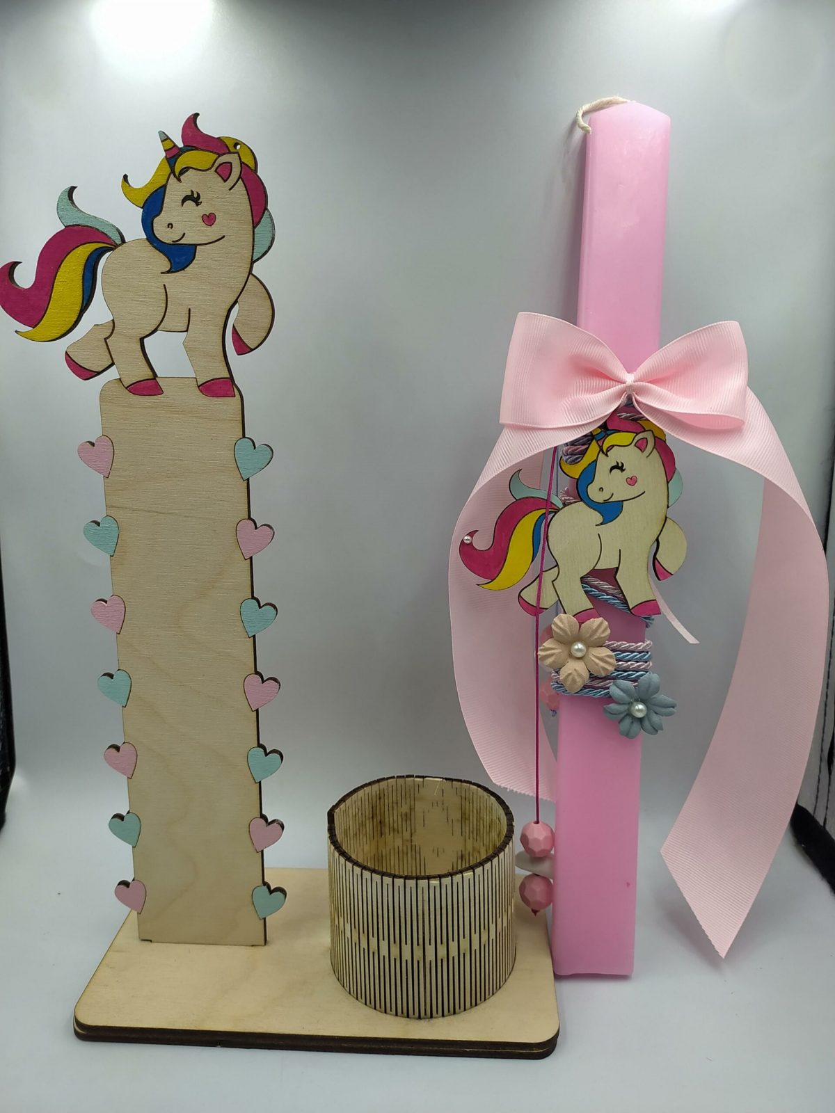 IMG_20220212_201435 Σετ Λαμπάδα μονόκερος - Image 1