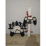 Σετ Λαμπάδα Game χειριστήριο με ρολόι