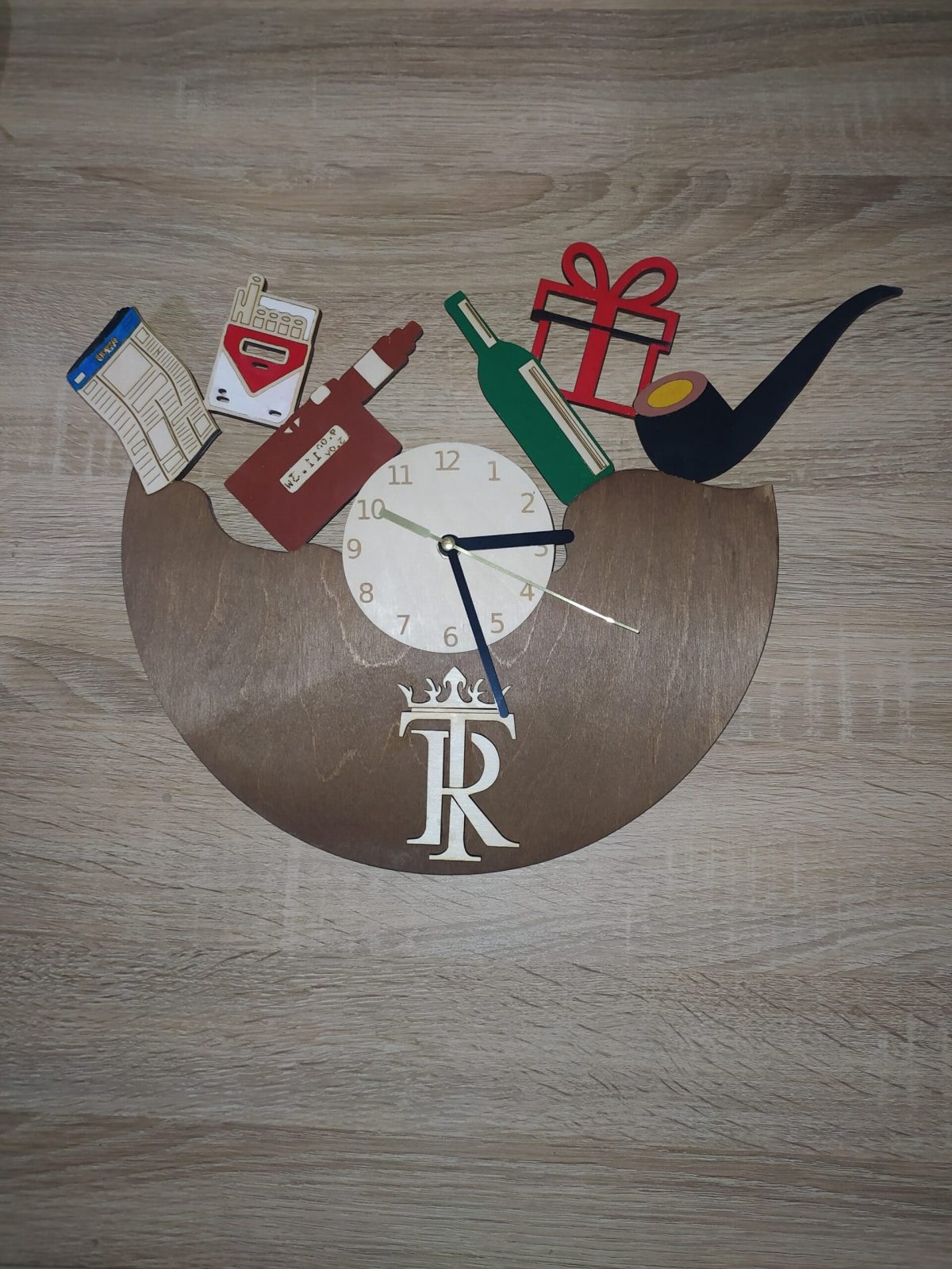 IMG_20220219_143746 Ξύλινο ρολόι - Image 1