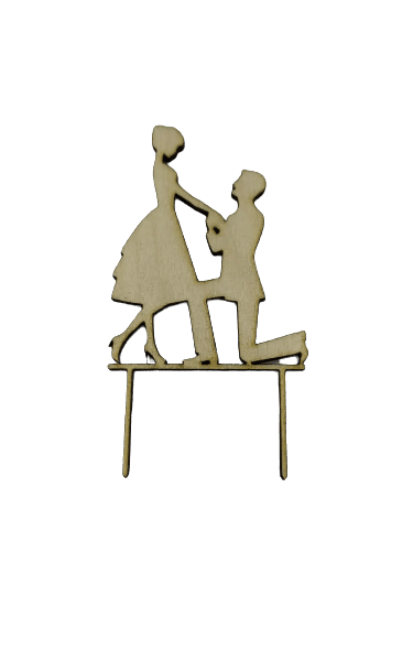 Cake topper "Ζευγάρι"