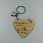 Μπρελόκ καρδιά"Η αγκαλιά σου"