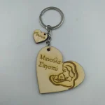 Μπρελόκ καρδιά"Μανούλα Σαγαπω"