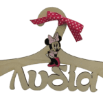 Κρεμάστρα βάφτισης με όνομα - ποντικάκι