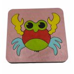 Ξύλινο παζλ κάβουρας