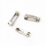 Κούμπωμα καρφίτσας ασημί