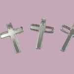 Σταυρός plexiglass (Ασημί)