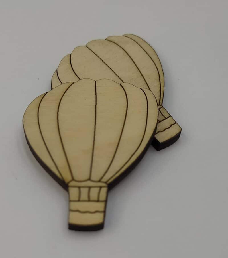 Ξύλινη φιγούρα Αερόστατο Ξύλινα διακοσμητικά woodworld