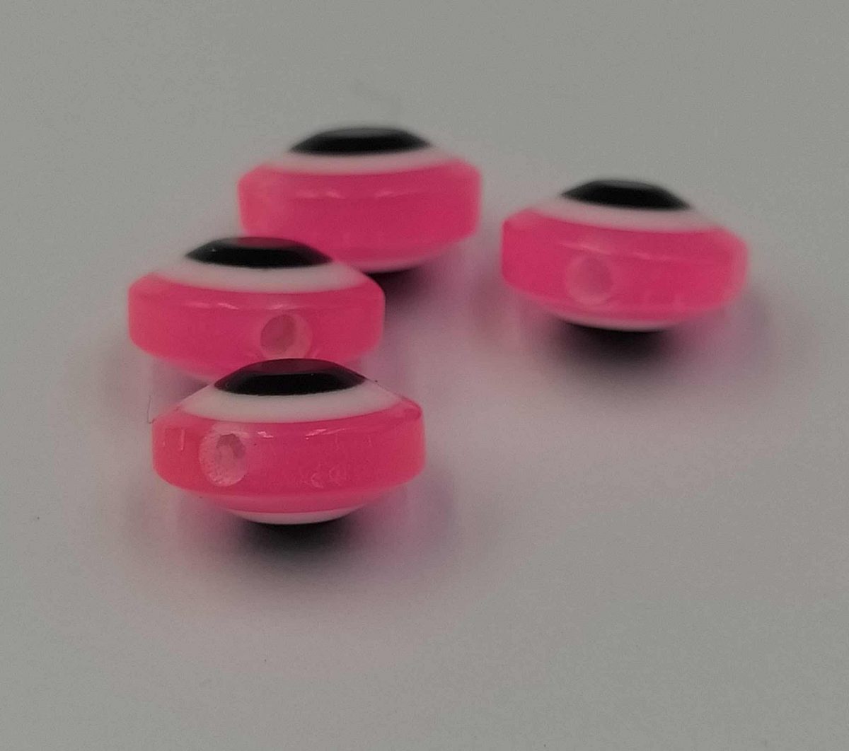 Ματάκι ακρυλικό πλακέ ροζ - Image 2