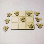 Χειροποίητη ξύλινη Τρίλιζα ποντικάκια