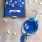 Αναμνηστικό γέννησης - Γούρι welcome baby boy Σετ με κουτί