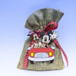 Μπομπονίερα Πουγκί Mickey&Goofy Μαγνητάκι