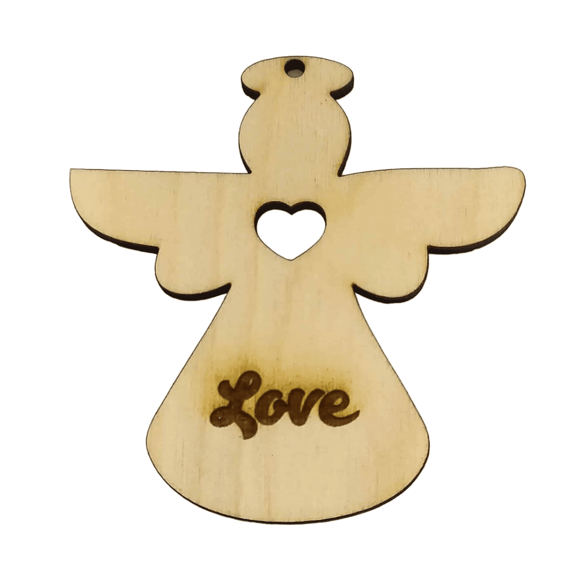 Ξύλινος άγγελος με ευχή 3 τεμ - Image 2