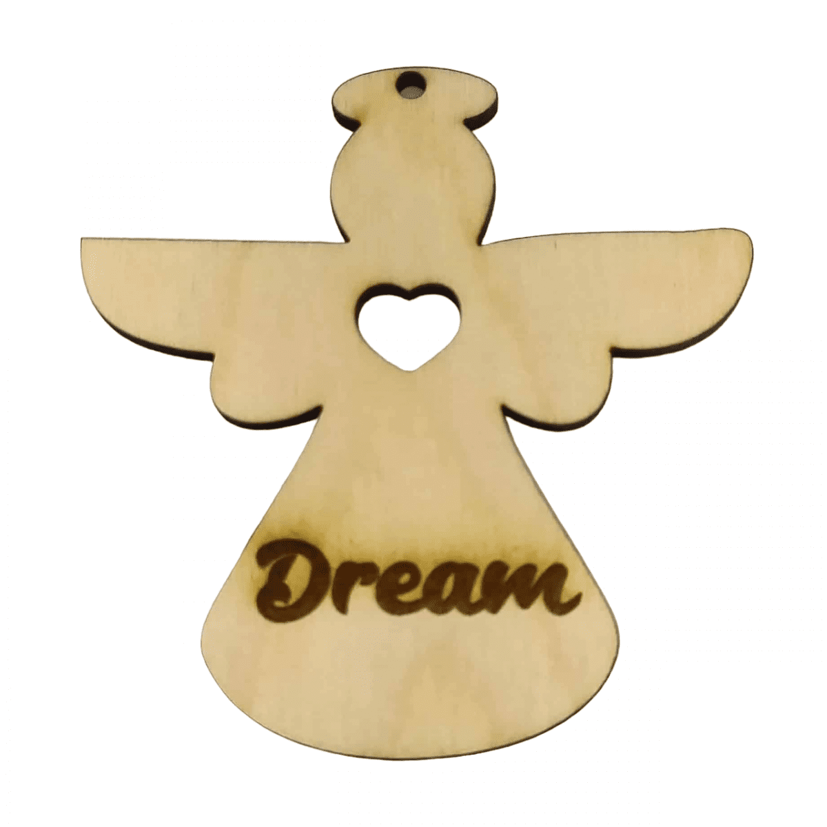 IMG_202209 Ξύλινος άγγελος με ευχή 3 τεμ - Image 1