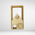 Ξύλινο frame με σπίτι