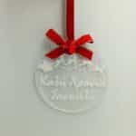 Χειροποίητο plexiglass στολίδι για δασκάλα