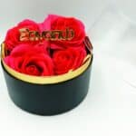 Κουτί με αρωματικά  soap rose μαύρο