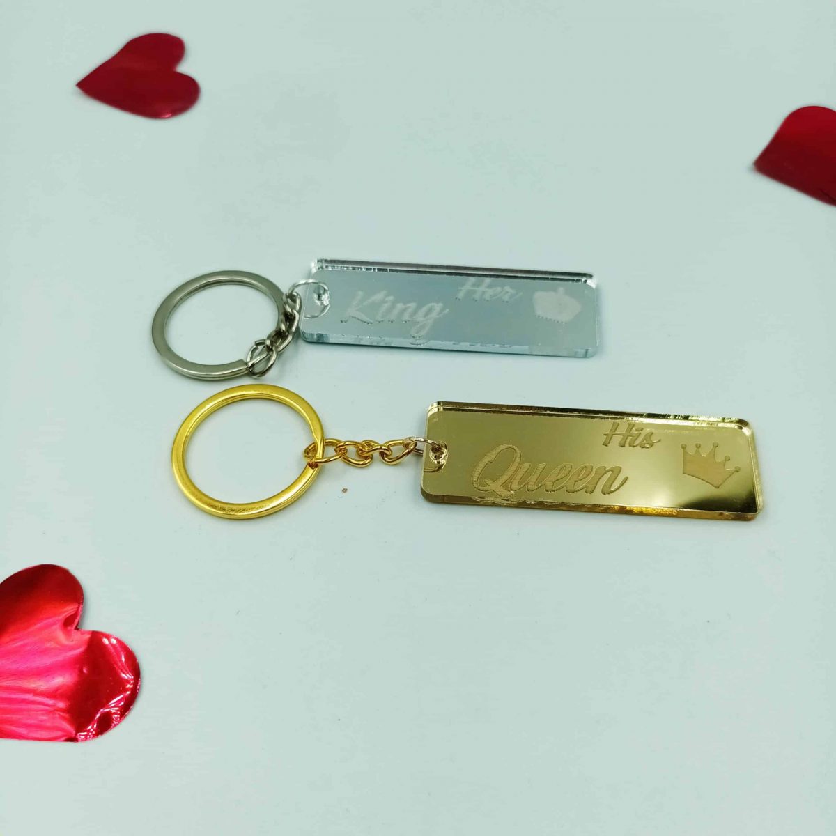 20230123_161529 Μπρελόκ Plexiglass King & Queen - Image 1