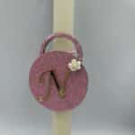 Λαμπάδα καδράκι Μονόγραμμα