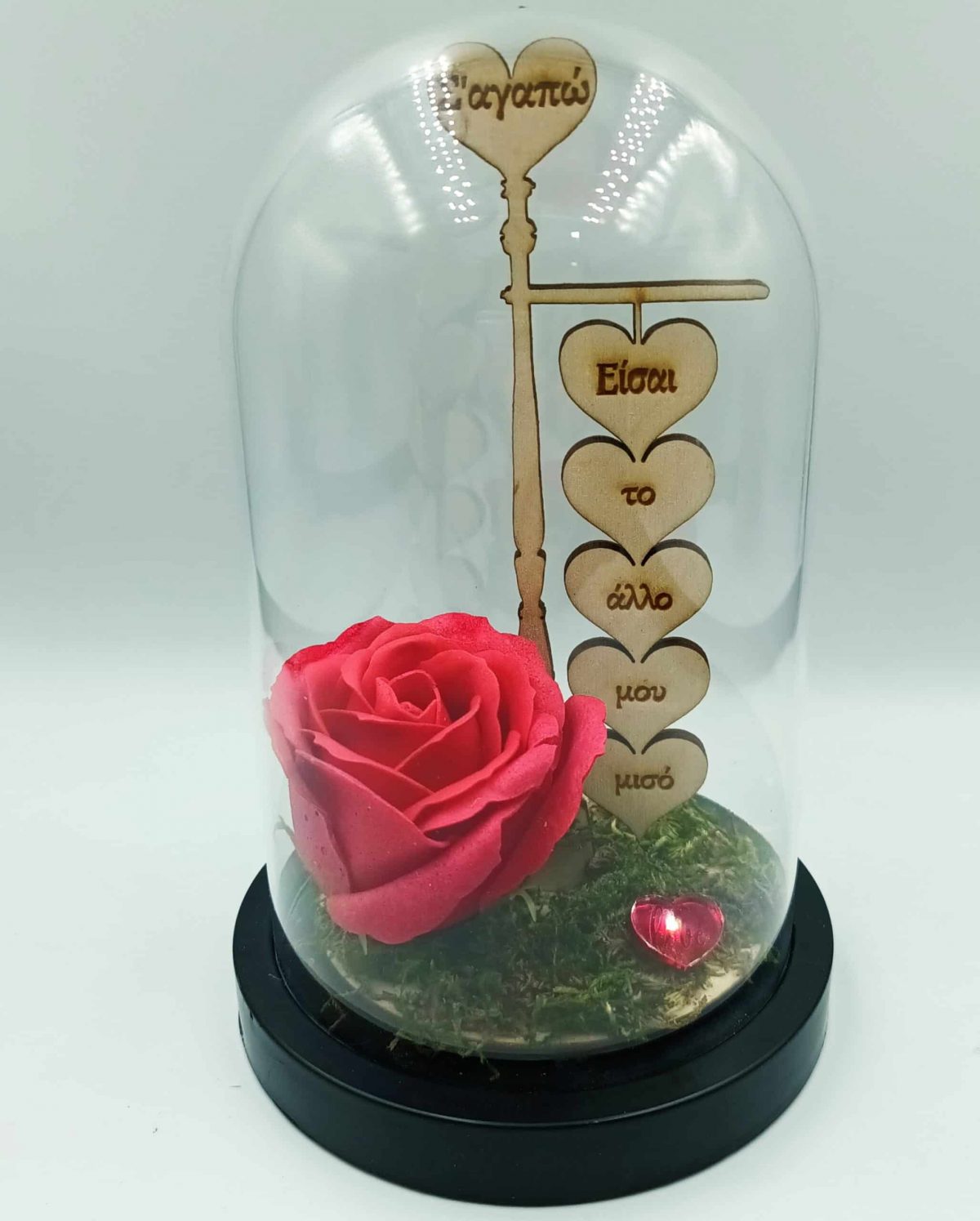 20230117_131513 καμπάνα plexiglass με soap rose - Image 1