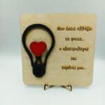 Ξύλινο διακοσμητικό-Για τον ηλεκτρολόγο