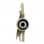 Λαμπάδα Μάτι χρυσό καθρέφτη με λευκό plexiglass