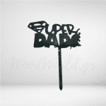 Cake topper SuperDAD