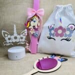 Σετ Λαμπάδα Unicorn με φωτιστικό