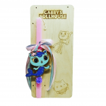 Λαμπάδα Γοργονάτα με πλάτη καδράκι